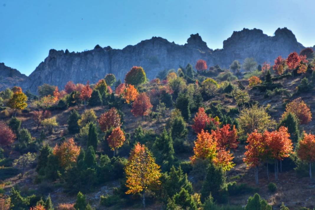 Torosların incisi Küpe Dağı’nda sonbahar renkliliği 2