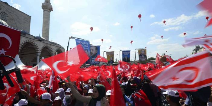 Konya’da Erdoğan coşkusu