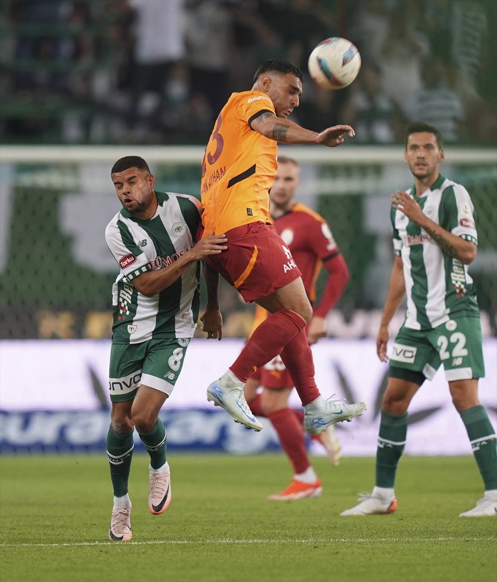 Konyaspor - Galatasaray maçından kareler 7