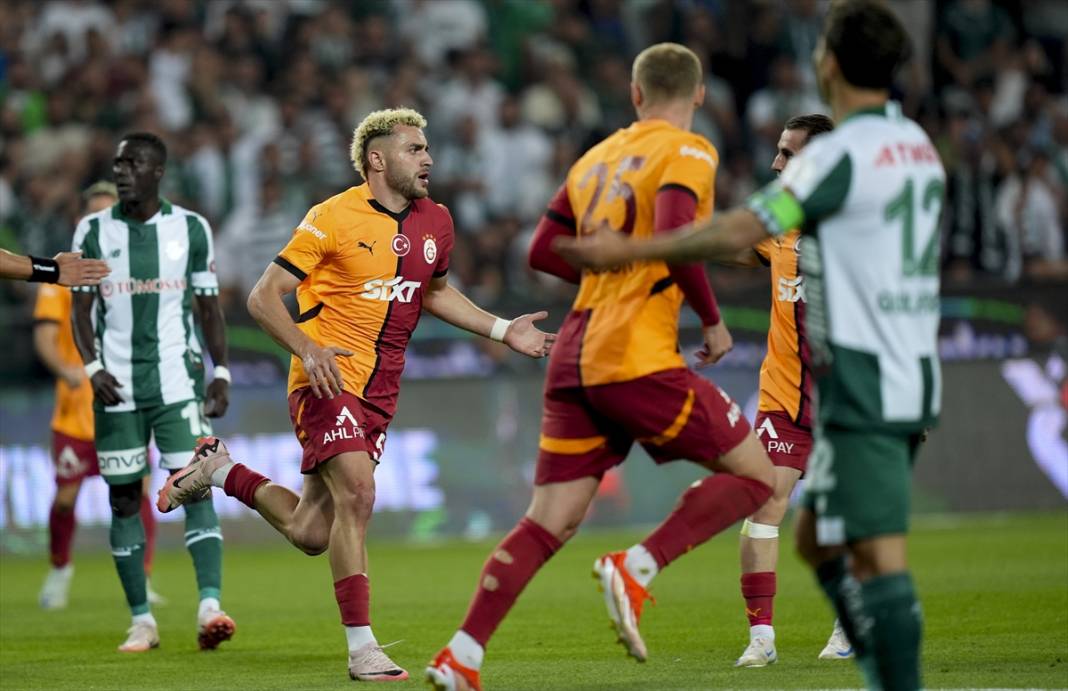 Konyaspor - Galatasaray maçından kareler 23