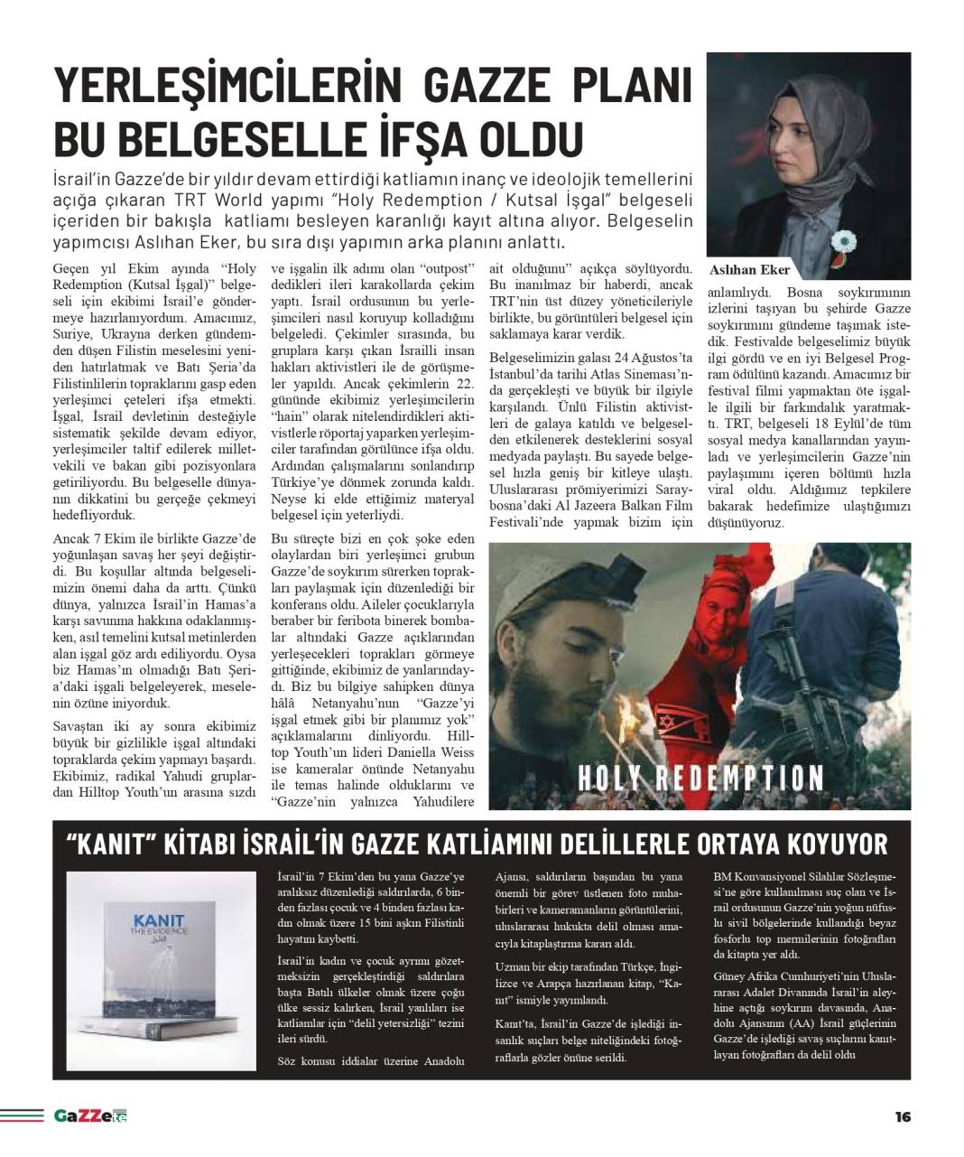 Gazze'de hayatına kaybeden gazetecilerin anısına: GaZZete 10