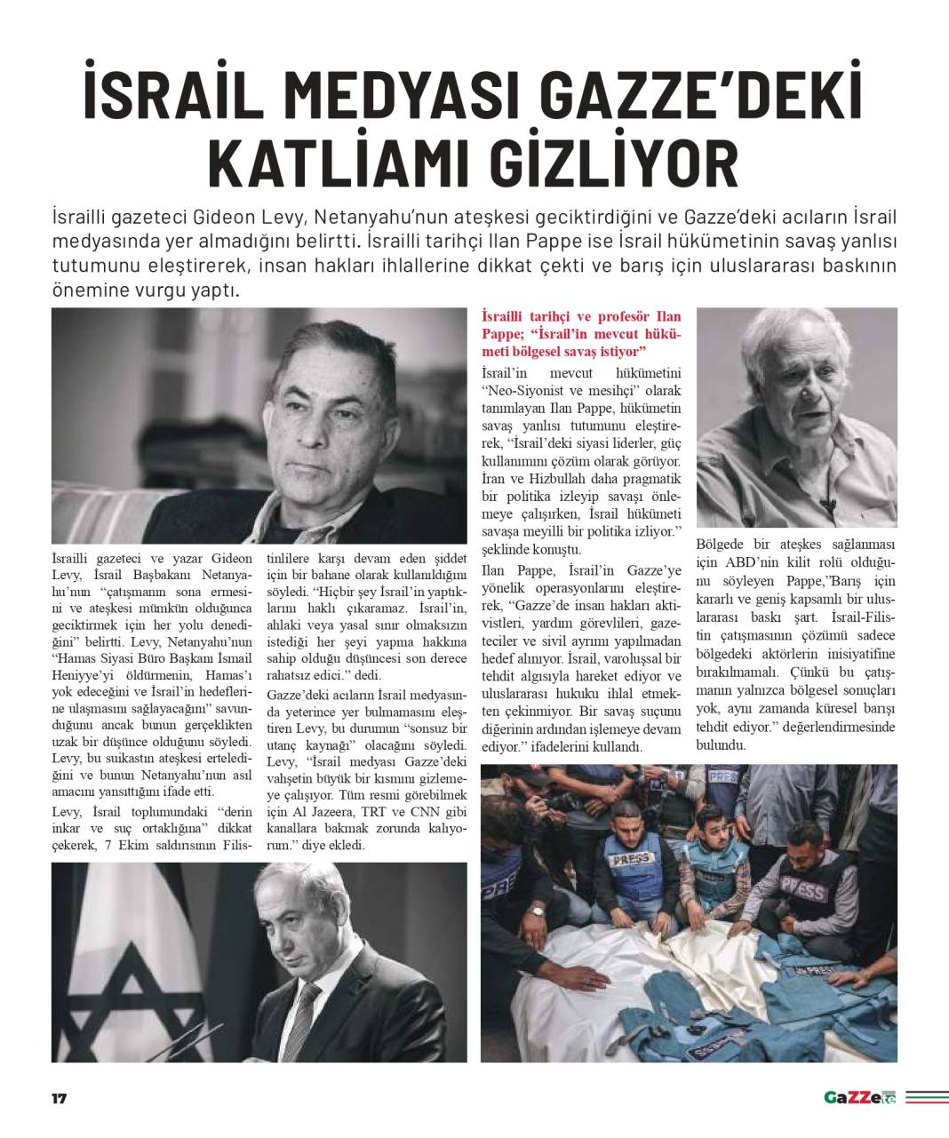 Gazze'de hayatına kaybeden gazetecilerin anısına: GaZZete 9