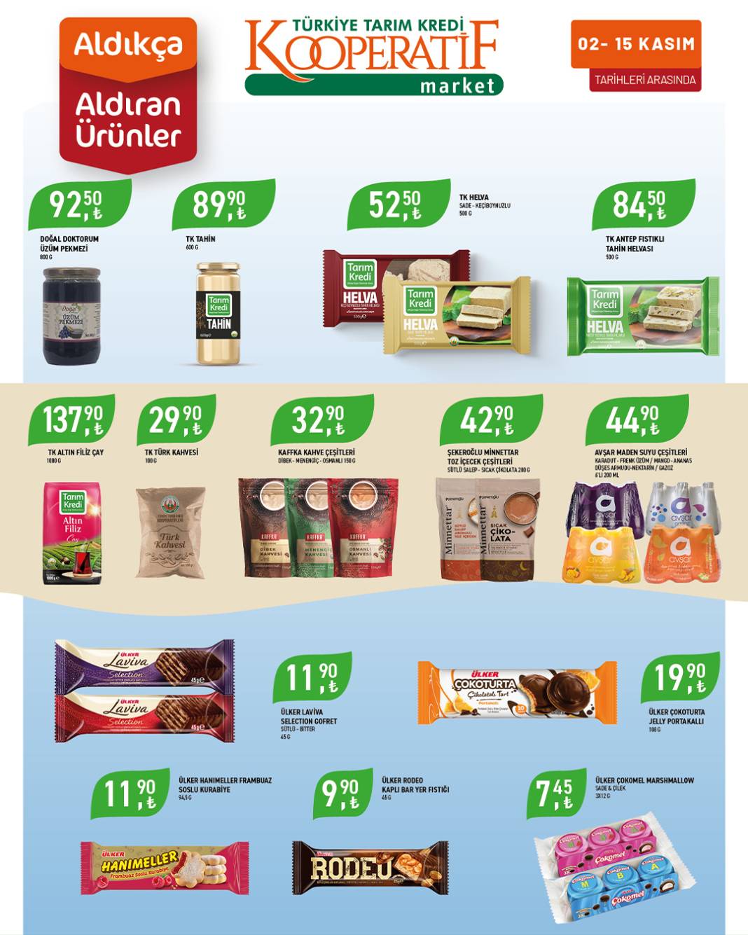 Tarım Kredi Market bu ürünlere özel indirimler yaptı 5