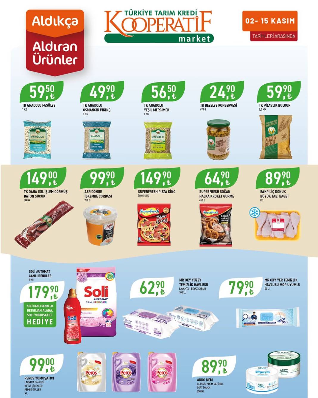 Tarım Kredi Market bu ürünlere özel indirimler yaptı 6