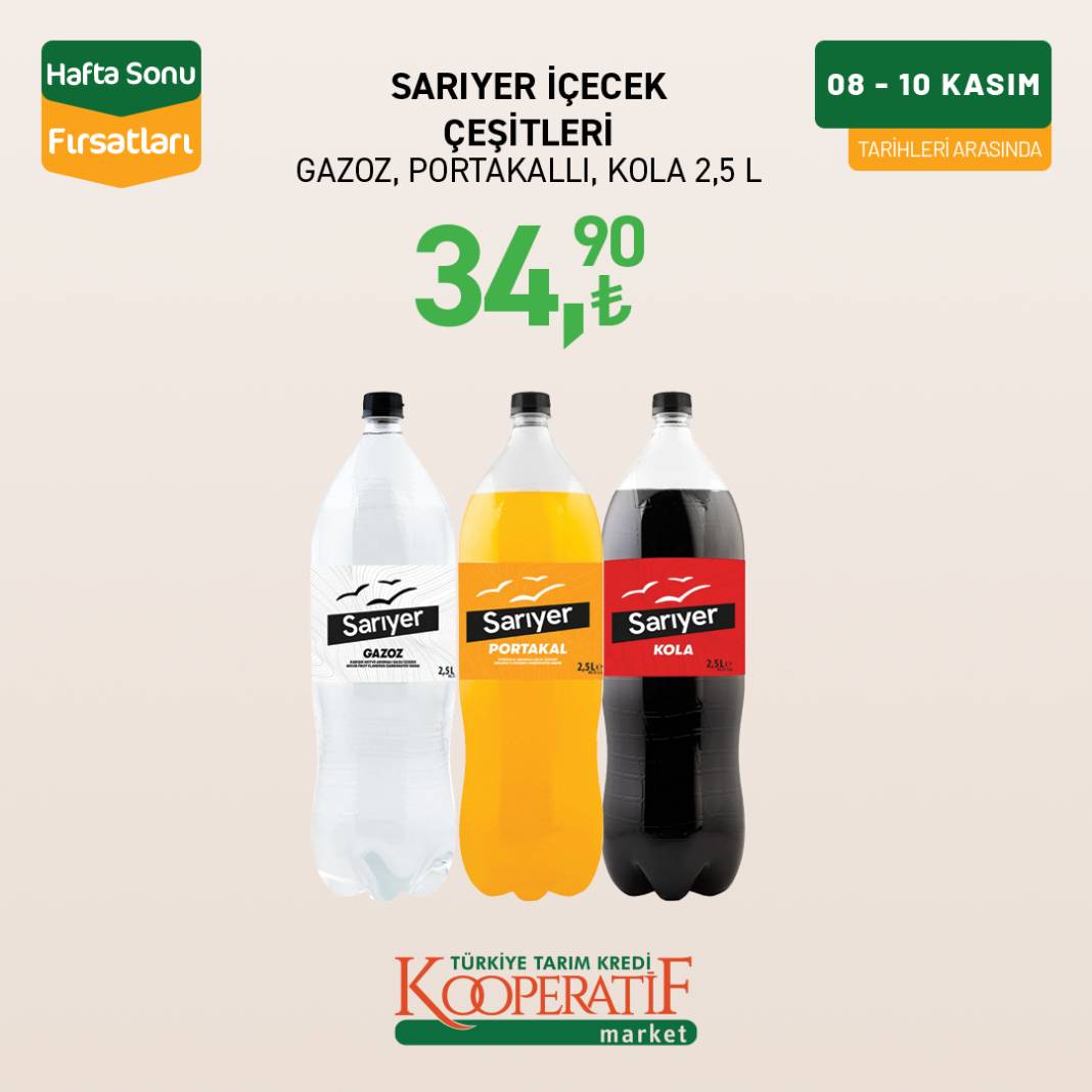 Tarım Kredi Market bu ürünlere özel indirimler yaptı 19