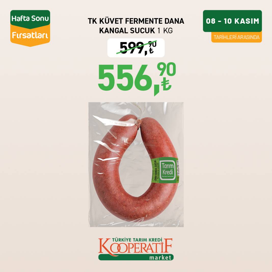 Tarım Kredi Market bu ürünlere özel indirimler yaptı 14