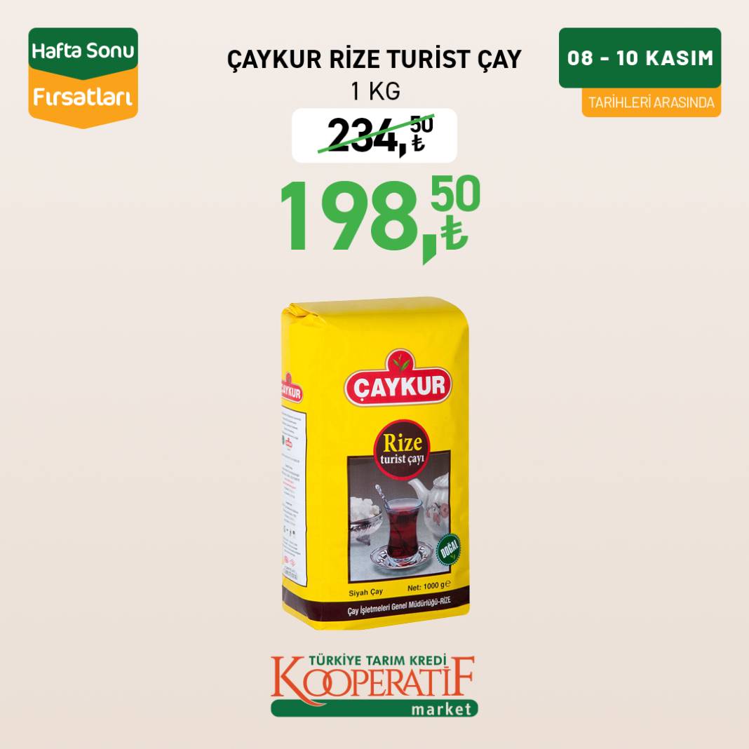 Tarım Kredi Market bu ürünlere özel indirimler yaptı 18