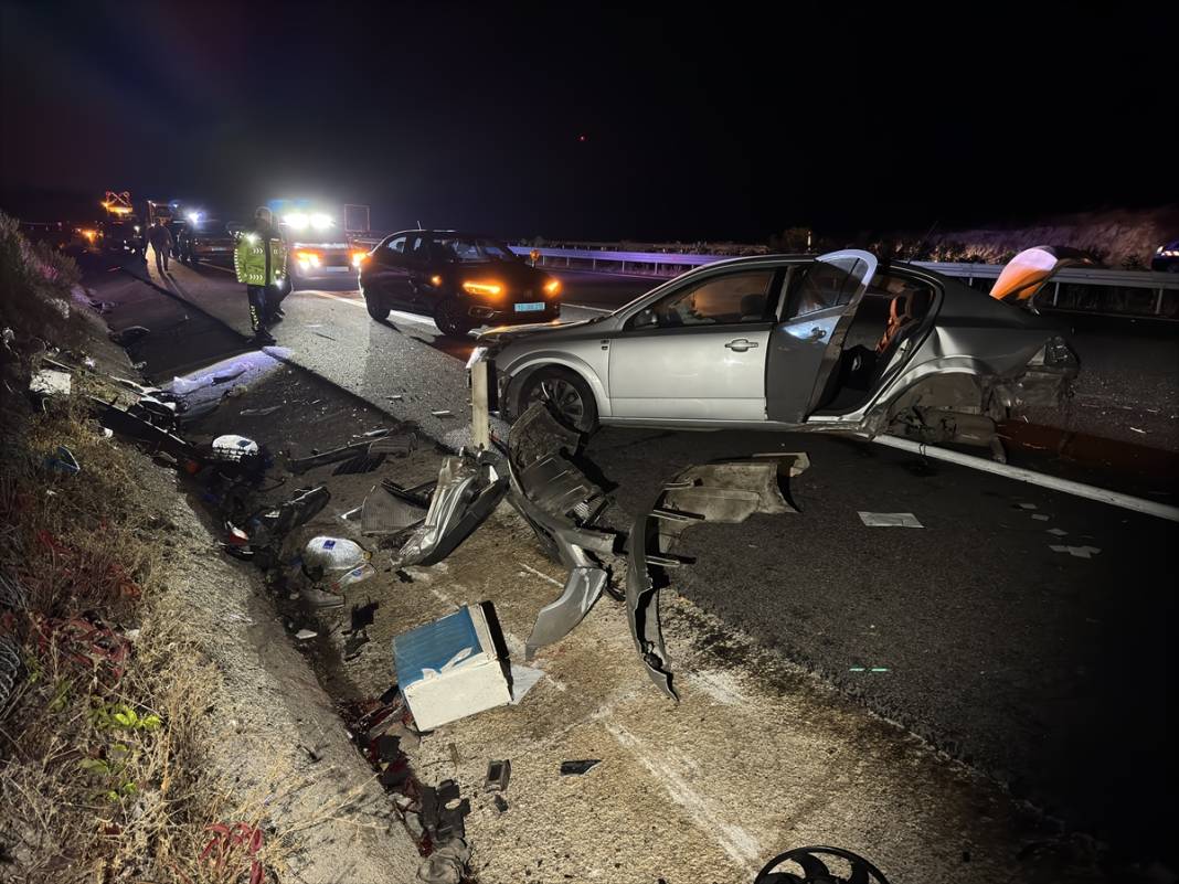 5 araç TIR’dan düşen tomruklara çarptı! Ölü ve yaralılar var 3