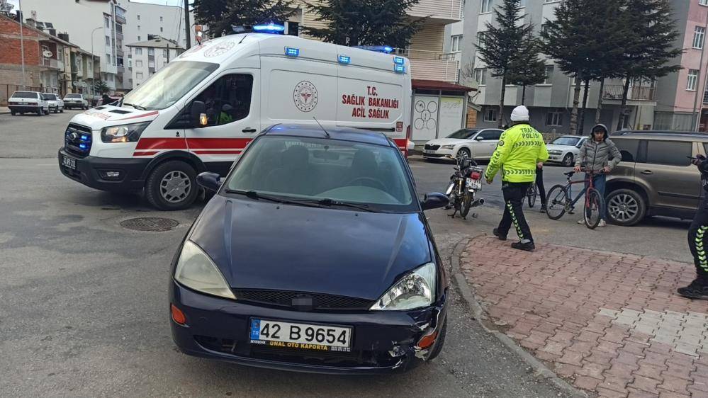 Konya’da göz göre göre gelen kaza kamerada 4