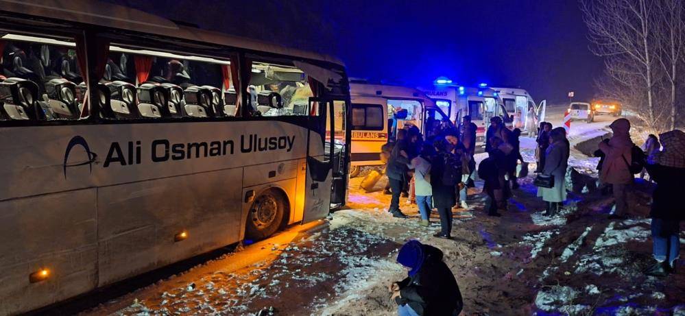 Konya’dan sonra bir yolcu otobüsü kazası daha 1