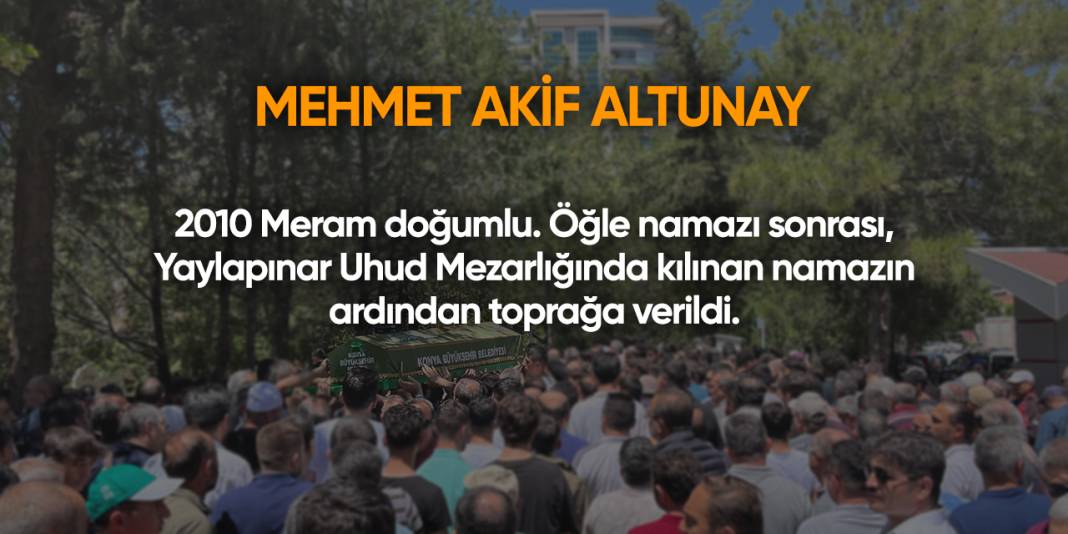 Konya'da bugün vefat edenler | 10 Nisan 2025 15