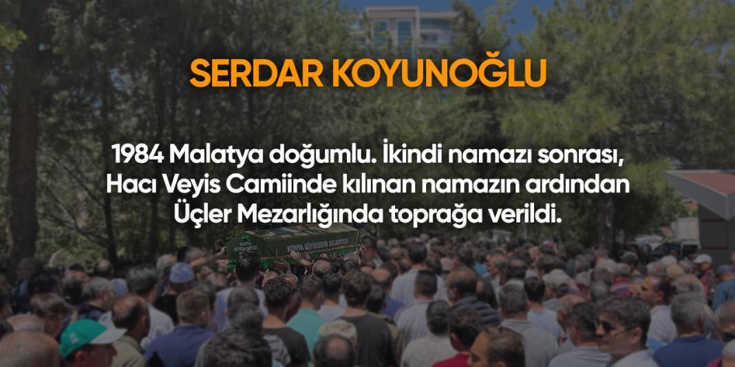 Konya'da bugün vefat edenler | 10 Nisan 2025 8