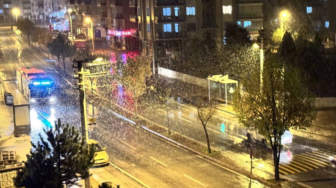 Konya özlediği kışı baharda yaşıyor 31