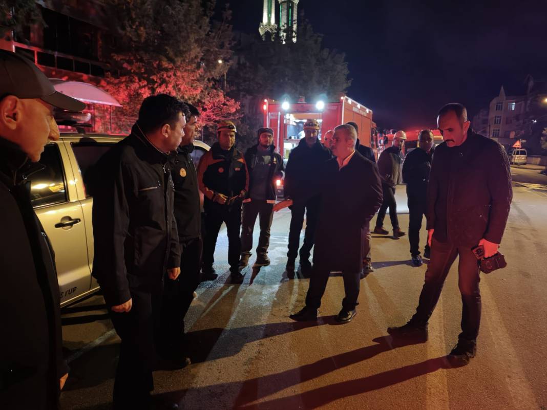 Konya’da doğalgaz patlaması! Yangın söndürüldü 10