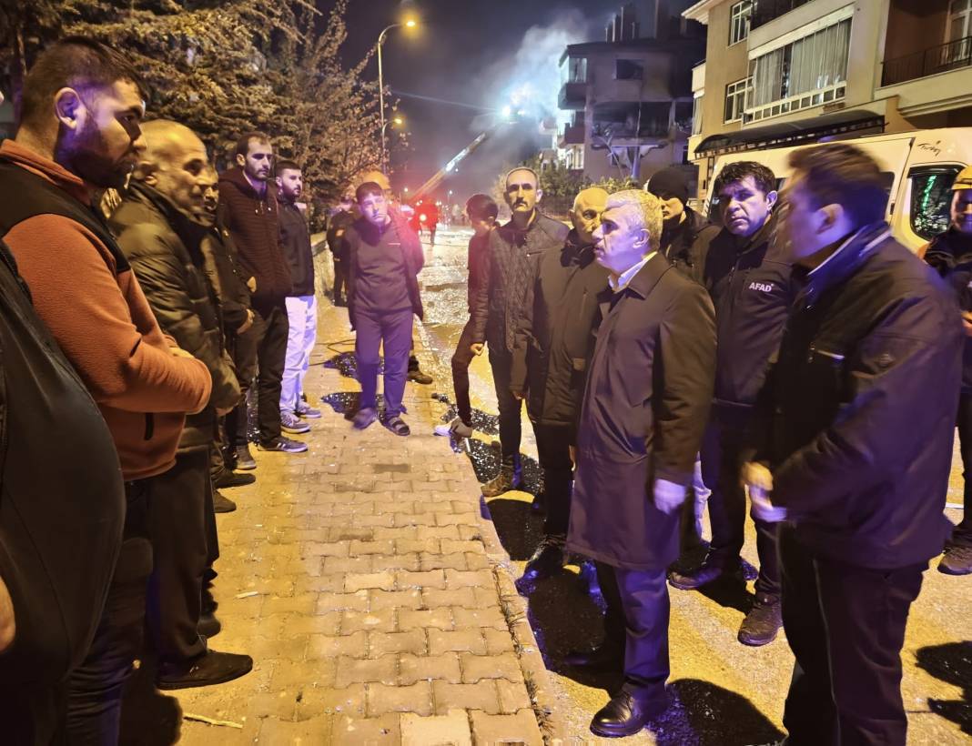 Konya’da doğalgaz patlaması! Yangın söndürüldü 9