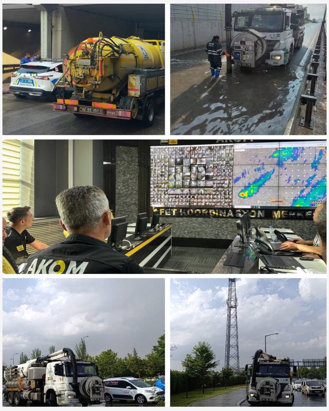 Tahminciler 4 gün, Meteoroloji saatler kala uyarmıştı! Konya’da tarihe geçecek yağış 14