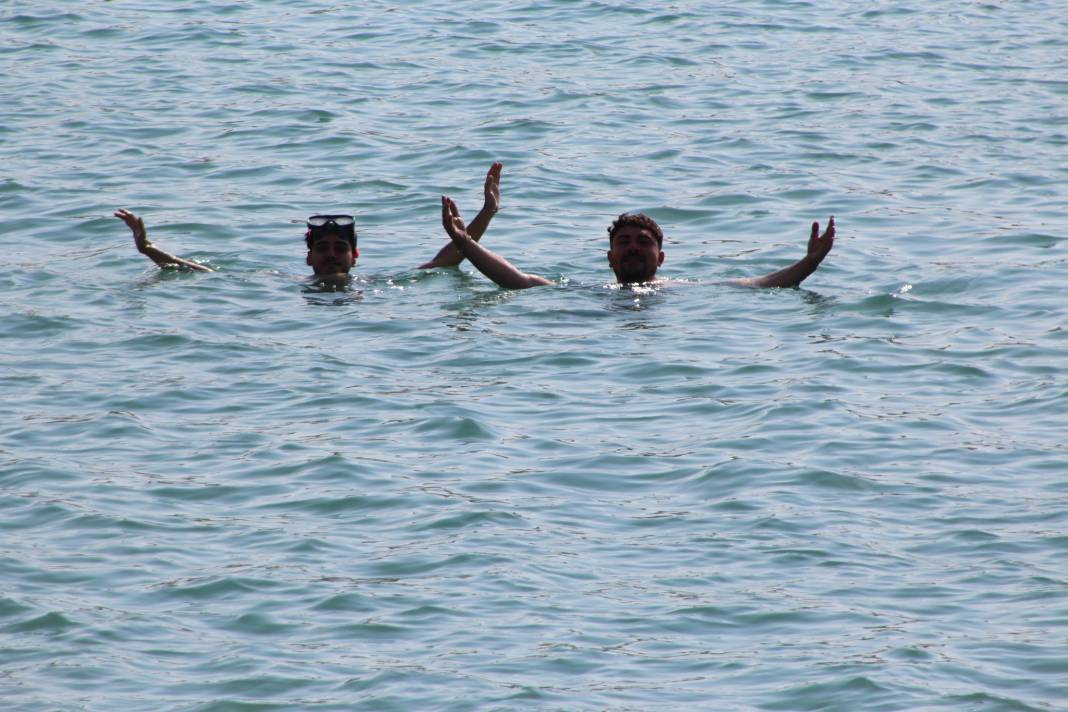 40 derece sıcaktan kaçanlar Konya’da burada serinledi 31