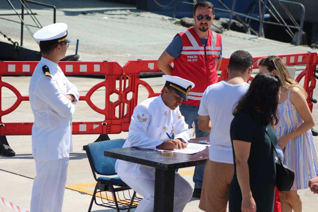 T.C.G. Enez mayın tarama gemisi halkın ziyaretine açıldı 2