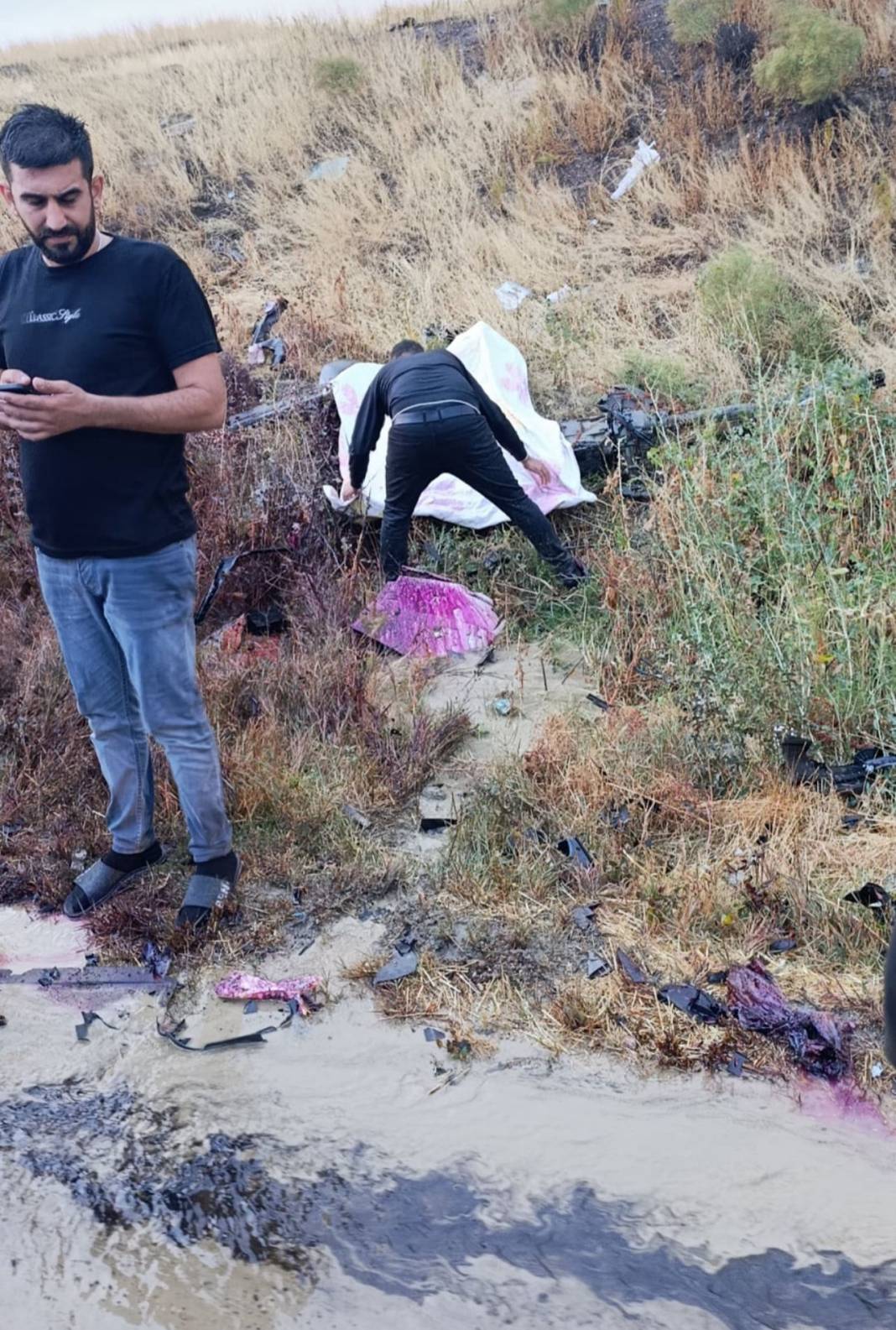 Konya yolunu savaş alanına çeviren kaza 4