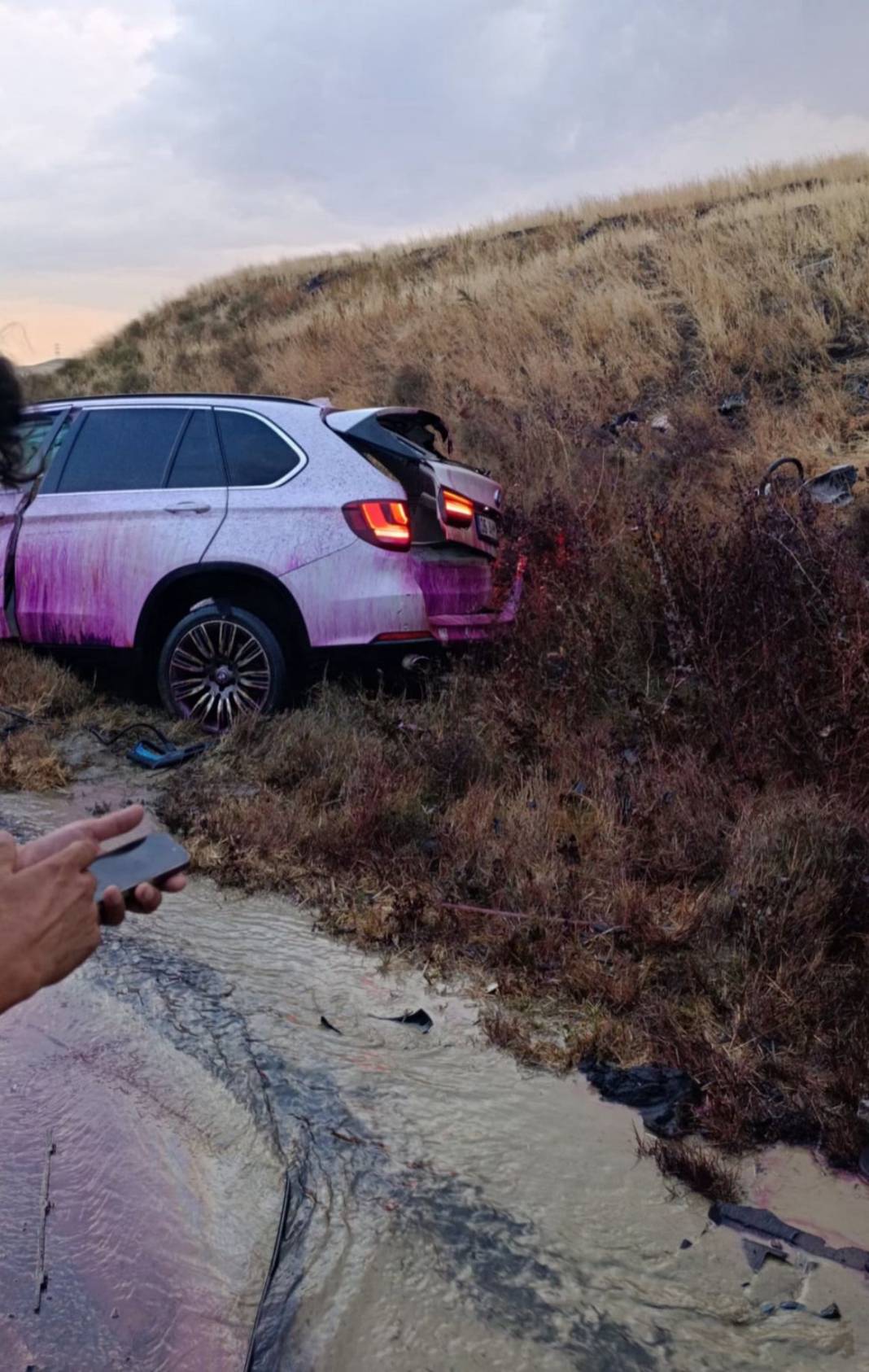 Konya yolunu savaş alanına çeviren kaza 5