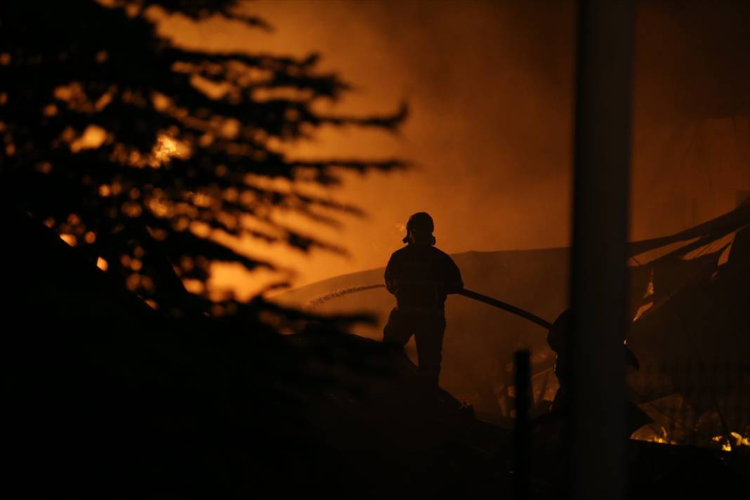 OSB’de ambalaj fabrikasında büyük yangın 5