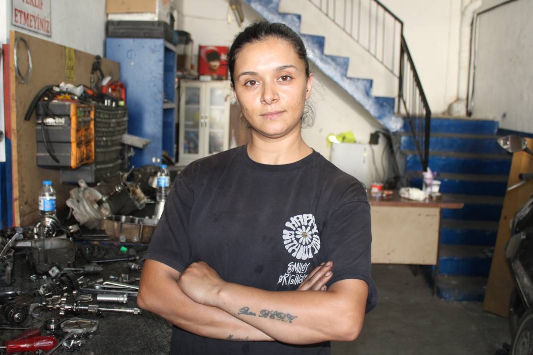 Eşi çırak bulamıyordu, sanayinin tek kadın ustası oldu 2