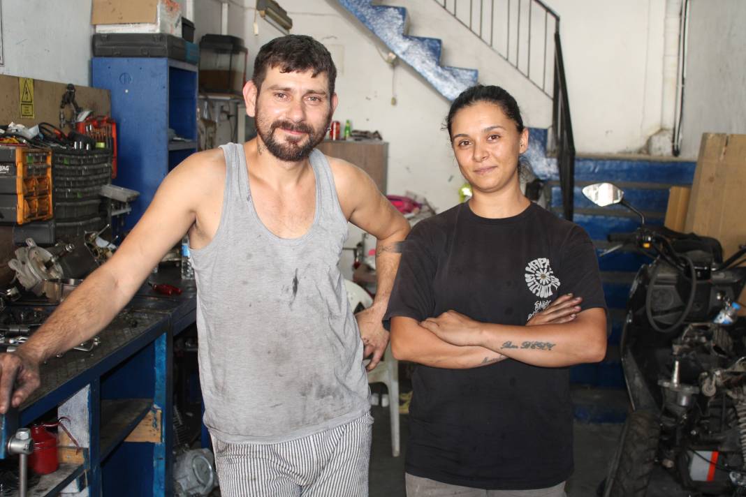 Eşi çırak bulamıyordu, sanayinin tek kadın ustası oldu 5