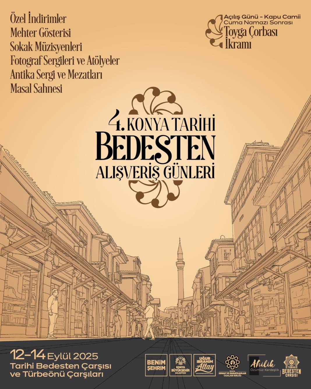 Konya Tarihi Bedesten Alışveriş Günleri 2025 başlıyor 9