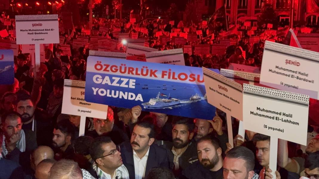 Konya’daki Filistin’e Destek Yürüyüşüne kaç kişi katıldı? 17