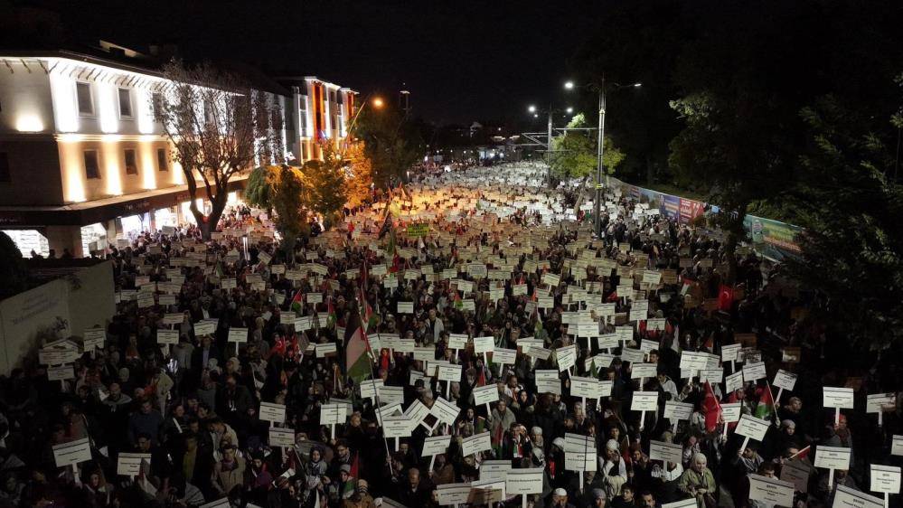 Konya’daki Filistin’e Destek Yürüyüşüne kaç kişi katıldı? 18
