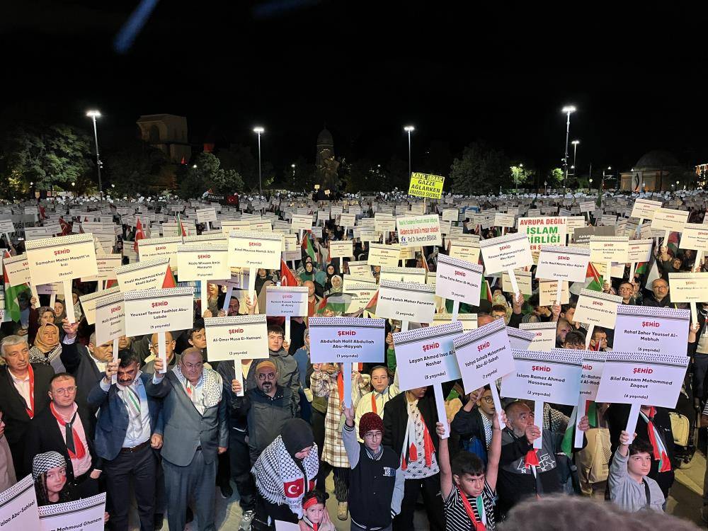 Konya’daki Filistin’e Destek Yürüyüşüne kaç kişi katıldı? 20