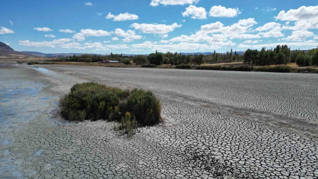 Flamingoların uğrak noktasıydı! Alarm veren göl resmen kurudu 2