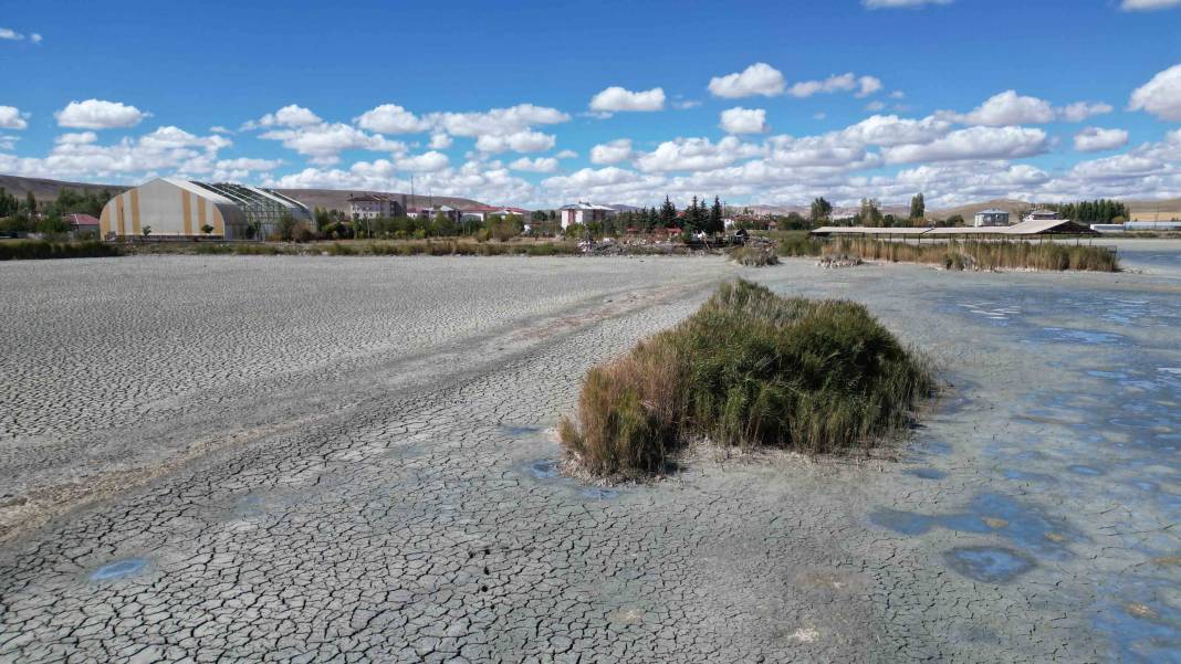 Flamingoların uğrak noktasıydı! Alarm veren göl resmen kurudu 3