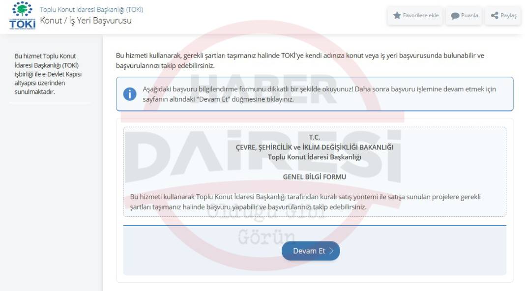 Konya TOKİ başvuruları başladı! İşte adım adım e-devlet başvuru rehberi 7