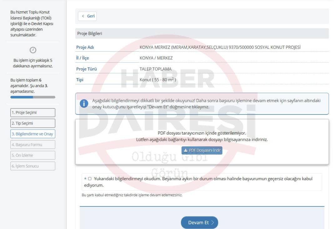 Konya TOKİ başvuruları başladı! İşte adım adım e-devlet başvuru rehberi 11