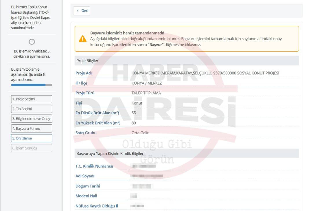 Konya TOKİ başvuruları başladı! İşte adım adım e-devlet başvuru rehberi 13