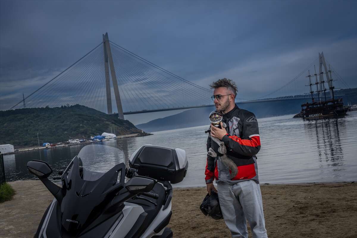 Motosikletli kedi Gofret, renkli kostümleriyle sosyal medyayı salladı 6