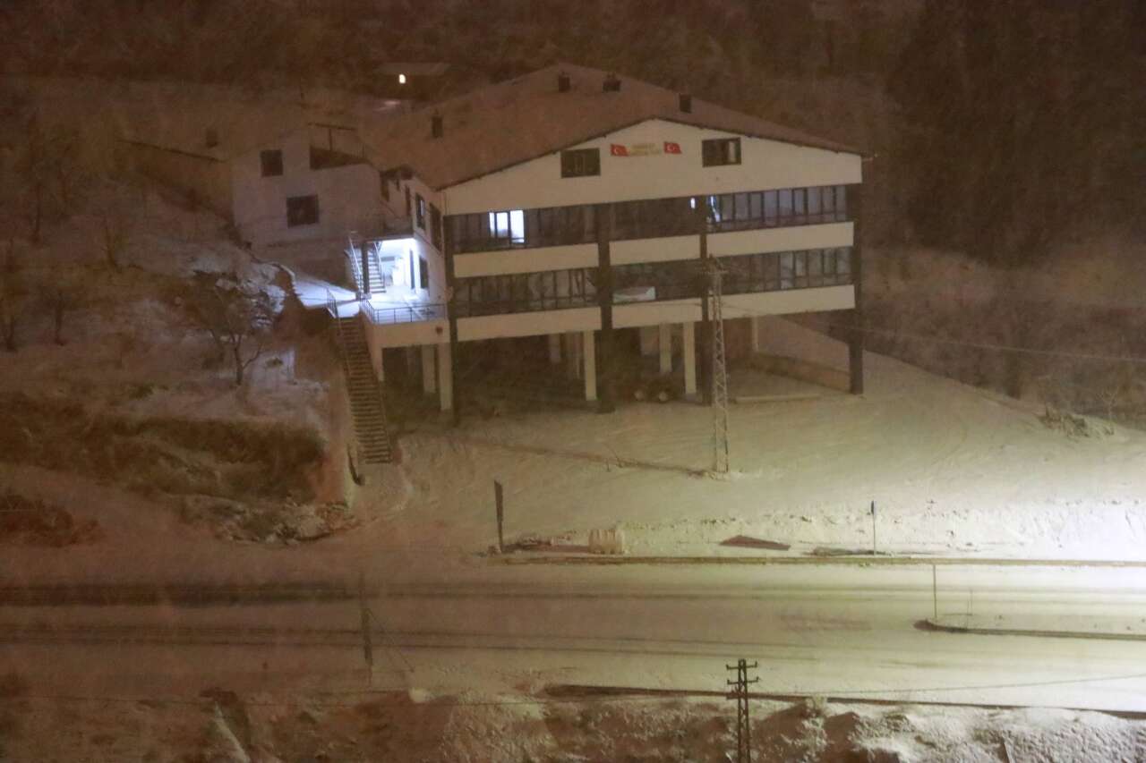 Konya’nın güney ilçelerinde kar yağışı başladı 7