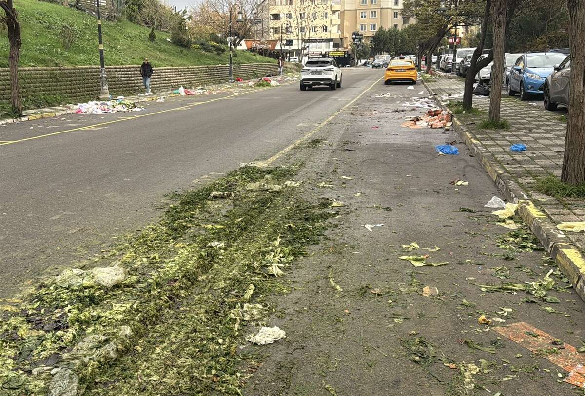 Belediye çalışanları iş bıraktı, ilçede çöpler dağ oldu 3
