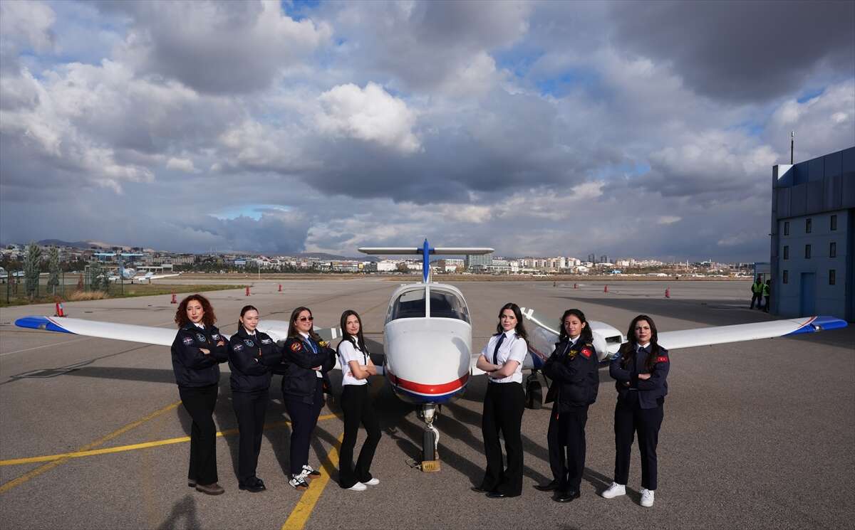 Gökyüzünde kadınların imzası! THK Üniversitesinde yetişiyorlar 11