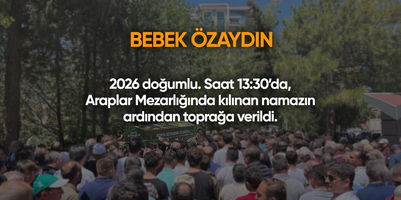 Konya'da bugün vefat edenler | 1 Ocak 2026 3
