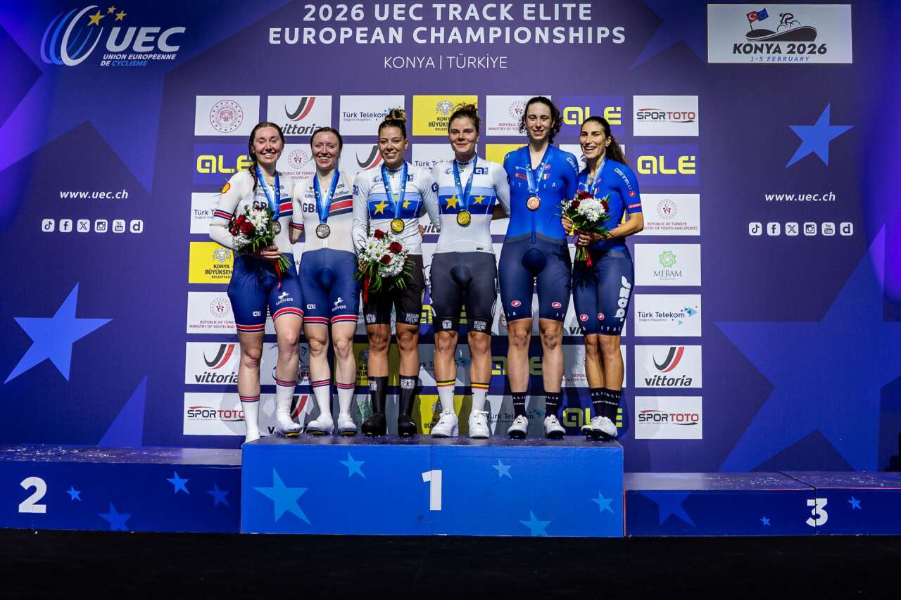 Avrupa’nın en hızlı bisikletçileri Konya Velodromu’nda yarıştı 7