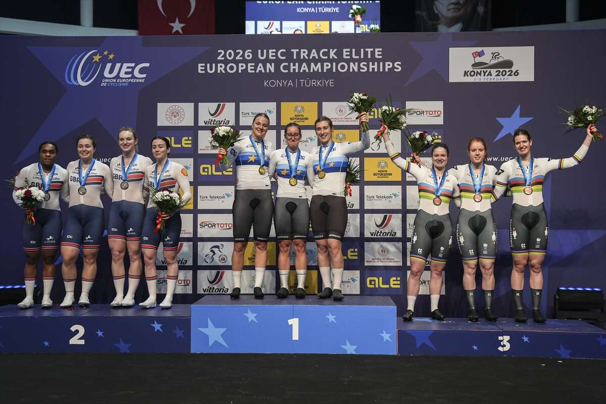 Konya’da pedal çeviren Avrupa’nın iyileri madalyalarını aldı 35