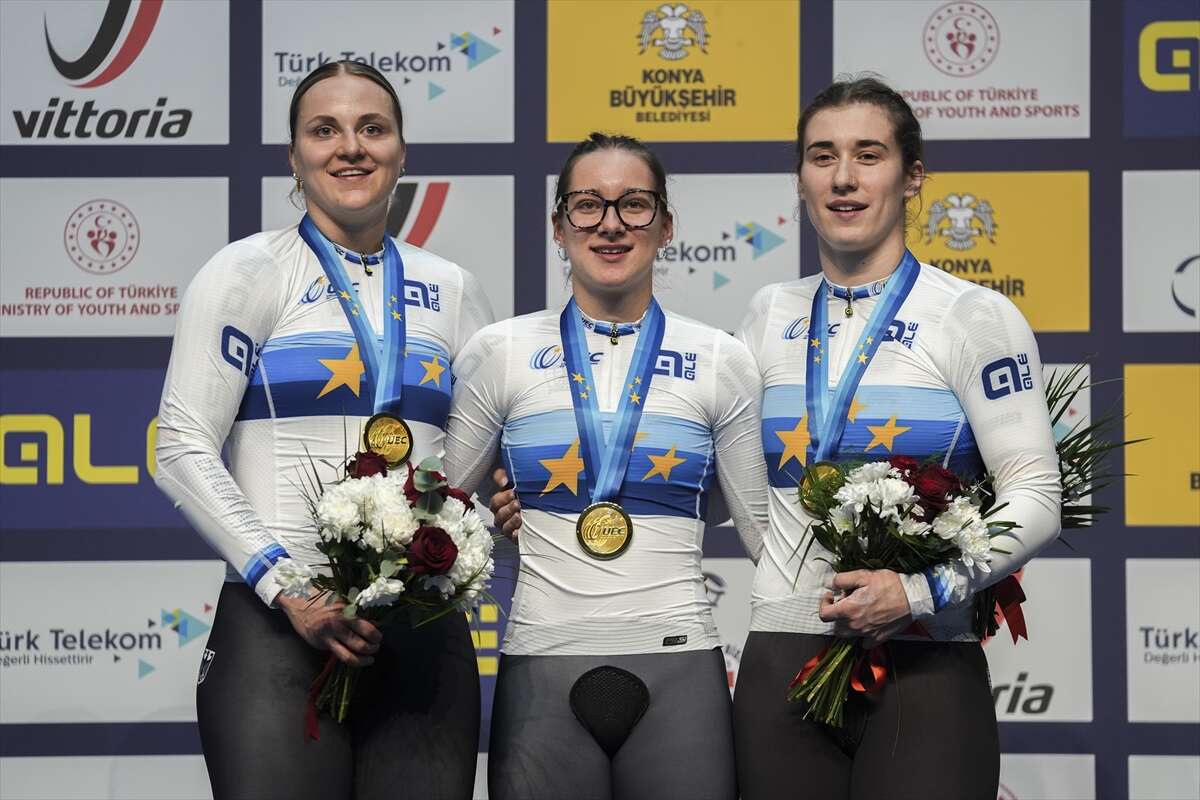 Konya’da pedal çeviren Avrupa’nın iyileri madalyalarını aldı 37