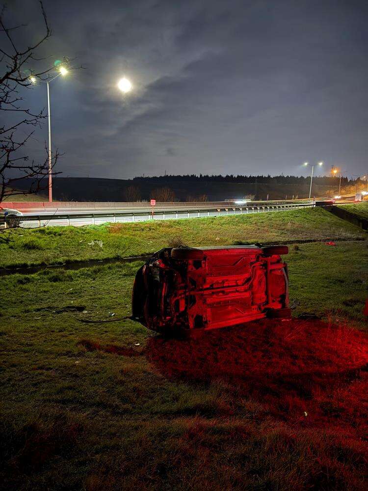 Alkollü sürücü şarampole yuvarlandı, 390 bin lira ceza yedi 3