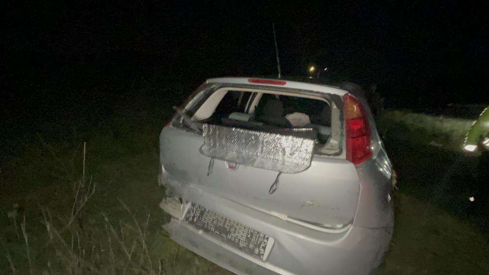 Alkollü sürücü şarampole yuvarlandı, 390 bin lira ceza yedi 6