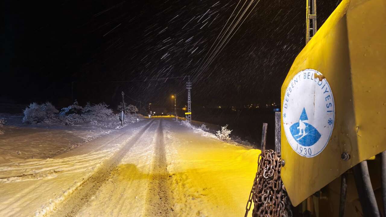 Konya’da Mart ayında kar sürprizi 1