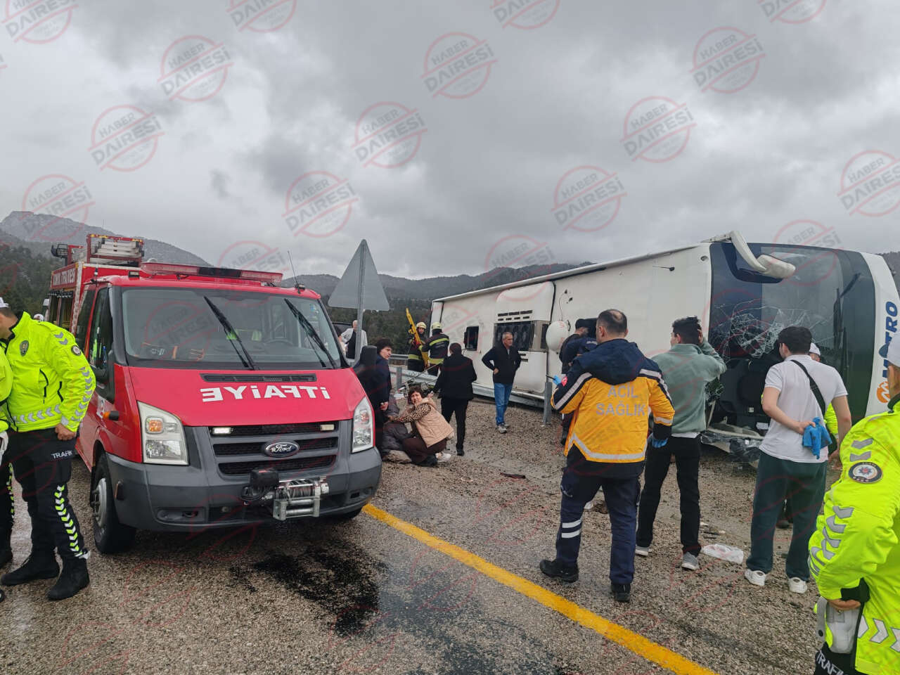 Konya’daki otobüs kazası nasıl yaşandı? Yolculardan biri anlattı 14