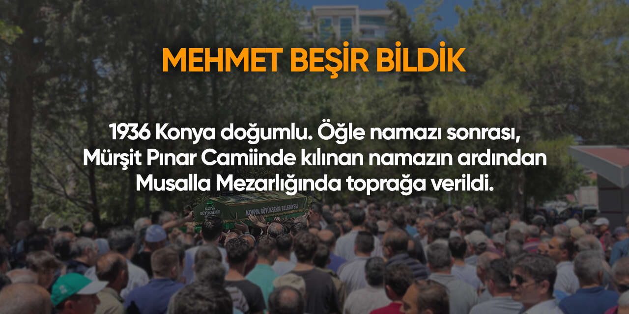 Konya'da bugün vefat edenler | 13 Nisan 2026 5