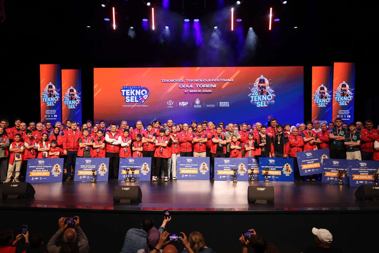 Konya TEKNOSEL 2026’da ödüller sahiplerini buldu 33